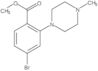 Methyl 4-bromo-2-(4-methyl-1-piperazinyl)benzoate