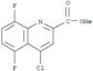 2-Quinolinecarboxylicacid, 4-chloro-5,8-difluoro-, methyl ester