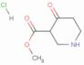 3-Piperidinecarboxylic acid, 4-oxo-, methyl ester, hydrochloride (1:1)