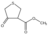 3-Thiophenecarboxylic acid, tetrahydro-4-oxo-, methyl ester