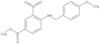 Methyl 4-[[(4-methoxyphenyl)methyl]amino]-3-nitrobenzoate
