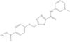 Methyl 4-[[5-[[(3-methylphenyl)amino]carbonyl]-1,3,4-thiadiazol-2-yl]methoxy]benzoate