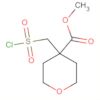 2H-Pyran-4-carboxylic acid, 4-[(chlorosulfonyl)methyl]tetrahydro-, methylester