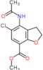 methyl 4-(acetylamino)-5-chloro-2,3-dihydro-1-benzofuran-7-carboxylate