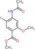 methyl 4-(acetylamino)-5-iodo-2-methoxybenzoate