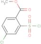 Benzoic acid, 4-chloro-2-(chlorosulfonyl)-, methyl ester