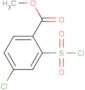 methyl 4-chloro-2-(chlorosulphonyl)benzoate