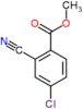 Benzoic acid, 4-chloro-2-cyano-, methyl ester