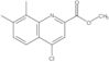 Methyl 4-chloro-7,8-dimethyl-2-quinolinecarboxylate