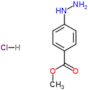 Methyl 4-hydrazinobenzoate hydrochloride (1:1)