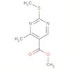 5-Pyrimidinecarboxylic acid, 4-methyl-2-(methylthio)-, methyl ester