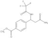 Methyl 4-[3-amino-3-oxo-1-[(2,2,2-trifluoroacetyl)amino]propyl]benzoate