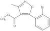 Methyl 5-(2-bromophenyl)-3-methyl-4-isoxazolecarboxylate