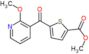 methyl 5-(2-methoxypyridine-3-carbonyl)thiophene-2-carboxylate