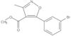 Methyl 5-(3-bromophenyl)-3-methyl-4-isoxazolecarboxylate