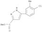 1H-Pyrazole-3-carboxylicacid, 5-(4-chloro-3-methylphenyl)-, methyl ester