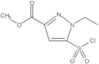 Methyl 5-(chlorosulfonyl)-1-ethyl-1H-pyrazole-3-carboxylate