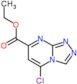 Ethyl 5-chloro[1,2,4]triazolo[4,3-a]pyrimidine-7-carboxylate