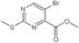 Methyl 5-bromo-2-(methylsulfanyl)-4-pyrimidinecarboxylate