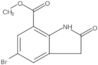 Methyl 5-bromo-2,3-dihydro-2-oxo-1H-indole-7-carboxylate