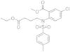 5-Chloro-2-[(3-ethoxycarbonyl-propyl)-(toluene-4-sulfonyl)-amino]-benzoic acid methyl ester
