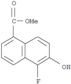 1-Naphthalenecarboxylicacid, 5-fluoro-6-hydroxy-, methyl ester