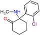 (2S)-2-(2-chlorophenyl)-2-(methylamino)cyclohexanone