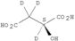 Butanedioic-d3 acid,hydroxy-, (S)- (9CI)