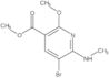 Methyl 5-bromo-2-methoxy-6-(methylamino)-3-pyridinecarboxylate