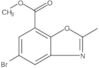 Methyl 5-bromo-2-methyl-7-benzoxazolecarboxylate