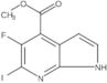 Methyl 5-fluoro-6-iodo-1H-pyrrolo[2,3-b]pyridine-4-carboxylate