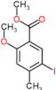 methyl 5-iodo-2-methoxy-4-methyl-benzoate