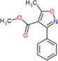 methyl 5-methyl-3-phenyl-1,2-oxazole-4-carboxylate