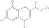 Methyl 6,8-dichloro-1,4-dihydro-4-oxo-2-quinolinecarboxylate