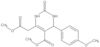 Methyl 1,2,3,6-tetrahydro-5-(methoxycarbonyl)-6-(4-methoxyphenyl)-2-oxo-4-pyrimidineacetate