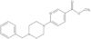 Methyl 6-[4-(phenylmethyl)-1-piperazinyl]-3-pyridinecarboxylate