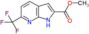 methyl 6-(trifluoromethyl)-1H-pyrrolo[2,3-b]pyridine-2-carboxylate