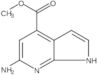 Methyl 6-amino-1H-pyrrolo[2,3-b]pyridine-4-carboxylate