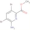 2-Pyridinecarboxylic acid, 6-amino-3,5-dibromo-, methyl ester