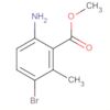 Benzoic acid, 6-amino-3-bromo-2-methyl-, methyl ester