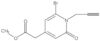 Methyl 6-bromo-1,2-dihydro-2-oxo-1-(2-propyn-1-yl)-4-pyridineacetate