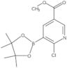 Methyl 6-chloro-5-(4,4,5,5-tetramethyl-1,3,2-dioxaborolan-2-yl)-3-pyridinecarboxylate