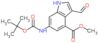 Methyl 6-[[(1,1-dimethylethoxy)carbonyl]amino]-3-formyl-1H-indole-4-carboxylate