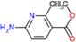 3-pyridinecarboxylic acid, 6-amino-2-methyl-, methyl ester
