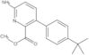 Methyl 6-amino-3-[4-(1,1-dimethylethyl)phenyl]-2-pyridinecarboxylate