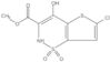 2H-Thieno[2,3-e]-1,2-thiazine-3-carboxylic acid, 6-chloro-4-hydroxy-, methyl ester, 1,1-dioxide