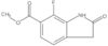 Methyl 7-fluoro-2,3-dihydro-2-oxo-1H-indole-6-carboxylate