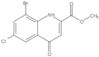 Methyl 8-bromo-6-chloro-1,4-dihydro-4-oxo-2-quinolinecarboxylate