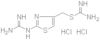 Carbamimidothioic acid, [2-[(aminoiminomethyl)amino]-4-thiazolyl]methyl ester, dihydrochloride