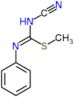 methyl N-cyano-N'-phenylimidothiocarbamate